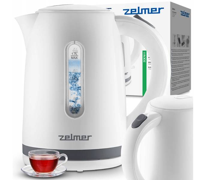 CZAJNIK 1,7L elektr.bezprzewodowy ZELMER 2200W