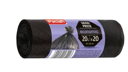 WORKI 20L 20szt  CZARNE ŁAZIENKOWE Paclan /60/