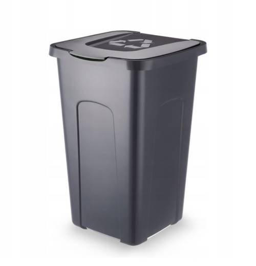 KOSZ 50L SORTA - CZARNY