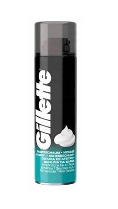 GILLETTE pianka do golenia 200ml SENSITIVE