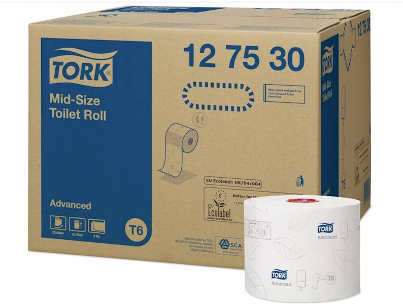 TORK PAPIER toaletwy 127530  27rolek 2w biały 100m