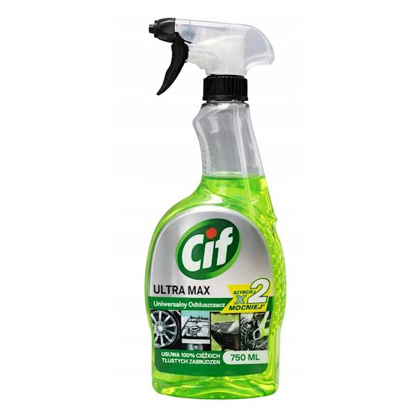 CIF Ultra Max 750ml uniwersalny odtłuszczacz GREEN
