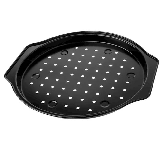 FORMA DO PIZZY okrągła 35,2x33,8x2,5cm SOFIA black