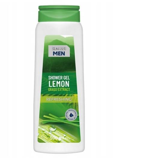 GALLUS MEN żel pod prysznic 500ml LEMON GRASS