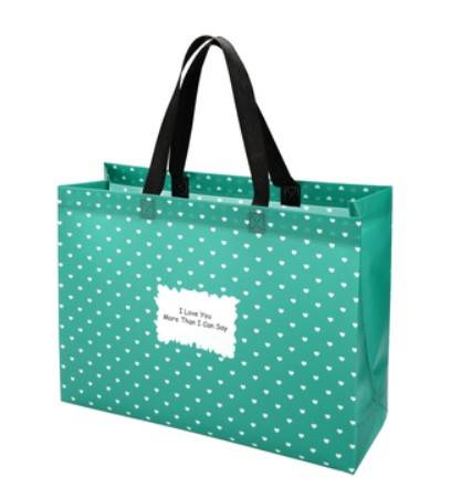 Torba na zakupy 38x28x12cm SPRING 11715 Dark green