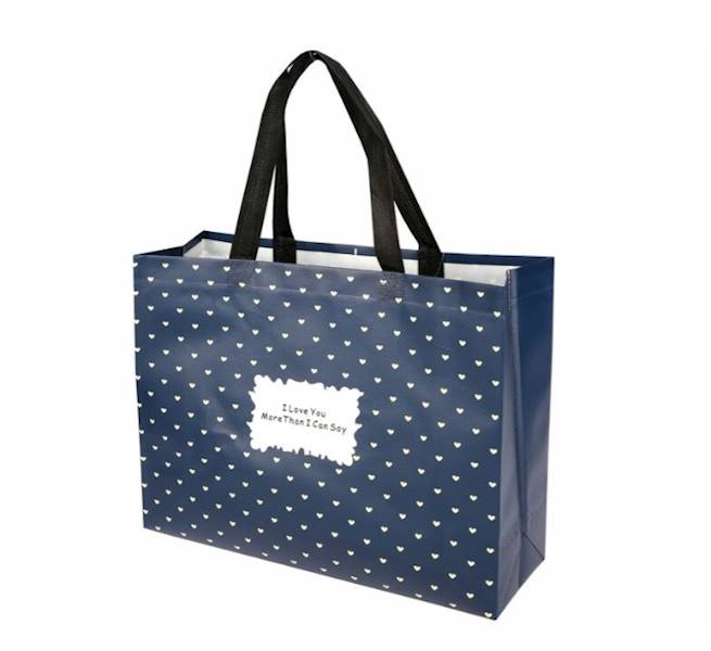 Torba na zakupy 38x28x12cm SPRING 11715 Blue