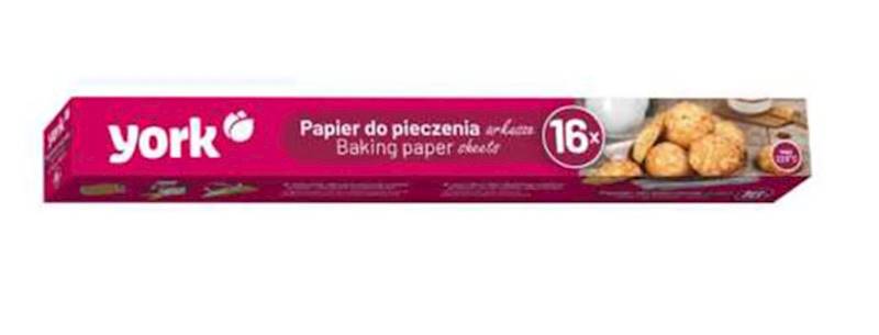 PAPIER DO PIECZENIA arkusze 16szt 42x38cm YORK