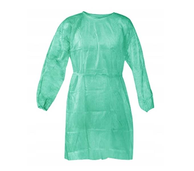 FARTUCH włókninowy na troki op.10szt zielony /8%/