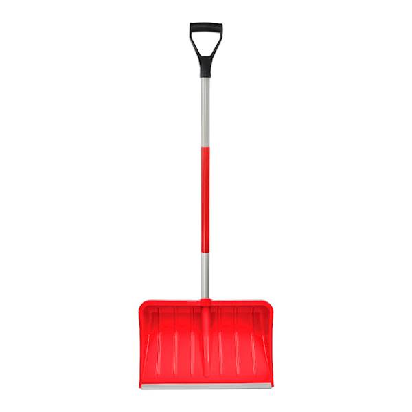 ŁOPATA do śniegu plas.czerwona D-2 trzon alum.5649