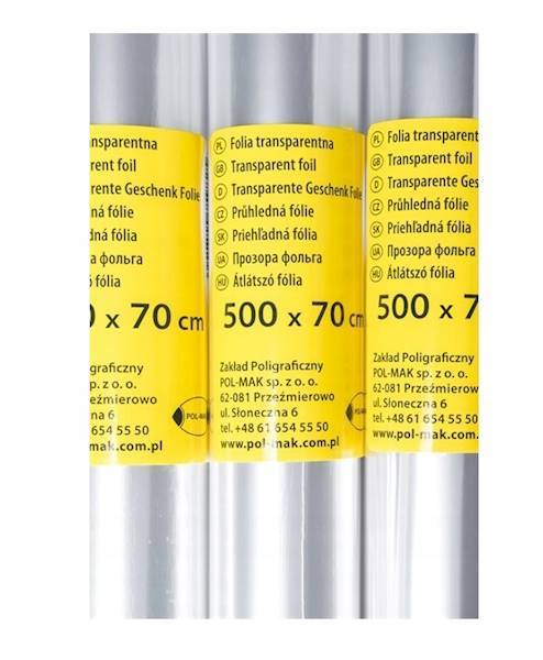 CELOFAN rolka 500x70cm - 1szt  02-76