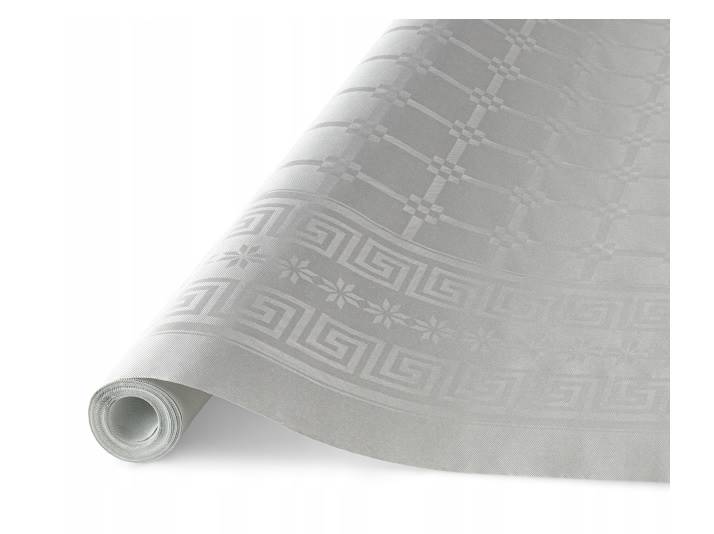 OBRUS PAPIEROWY 1szt rolka 1,18x6m  SREBRNY 20-90