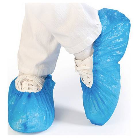 OCHRANIACZE NA OBUWIE fol.41cm XXL100szt niebies.