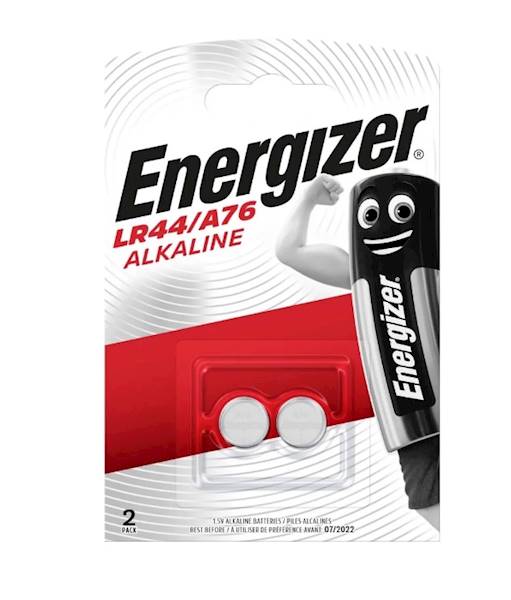 BATERIA ENERGIZER LR44 / A76 - 2szt alkaliczna