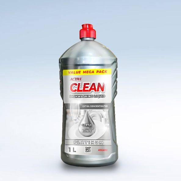 ACTIVE CLEAN płyn do naczyń 1L PLATIMUM