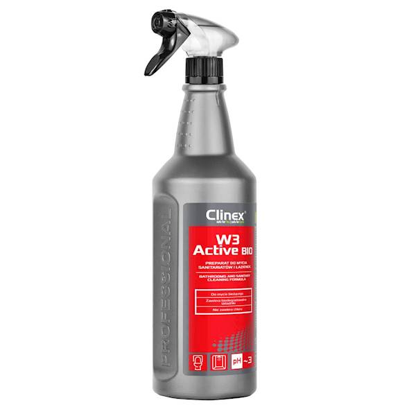CLINEX W3 ACTIVE BIO 1L spray kabiny prysznicowe