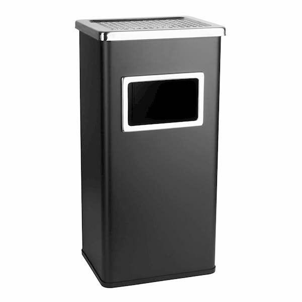 POPIELNICA STOJĄCA prostok.CZARNA 30x24x61cm IIgat