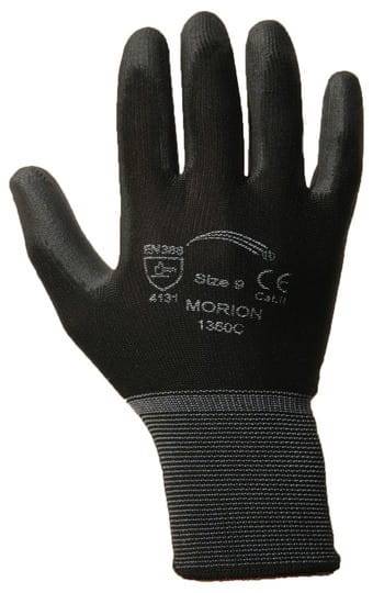 RĘKAWICE MORION/PRUSPOL 8M czarne - 1-para !!!
