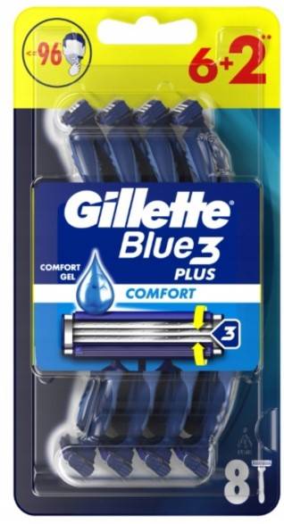 BLUE3+ Masz Comfort 6+2 Blister Maszynka jednorazo