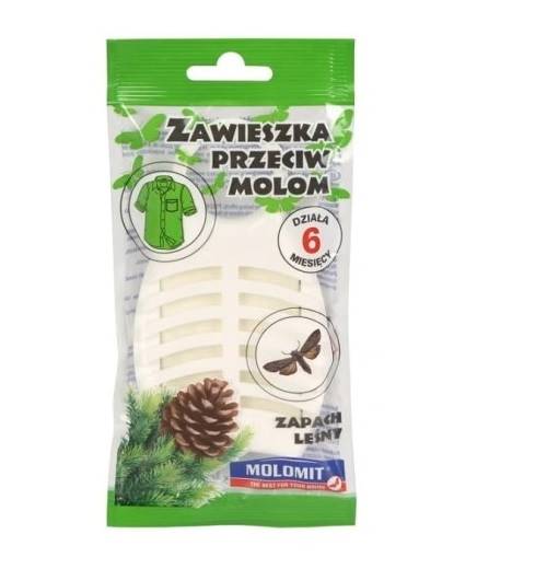 ZAWIESZKA NA MOLE zapach leśny MOLOMIT 6-mcy