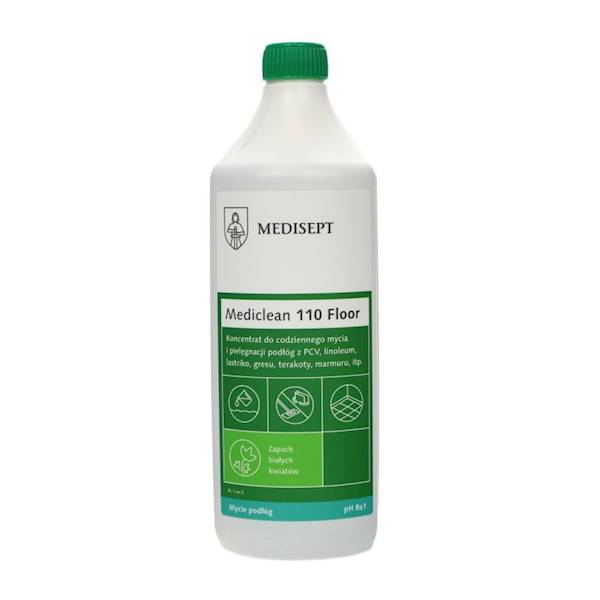 Mediclean MC110 Floor Clean - 1L BIAŁE KWIATY