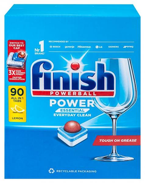 FINISH tabletki do zmywarek - 90szt POWER Lemon 