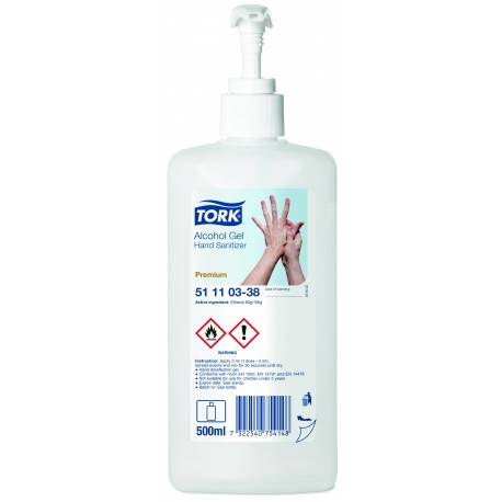 TORK 511103 ŻEL ALKOHOL.DEZYNF.SANIT 500MLX12BUT.