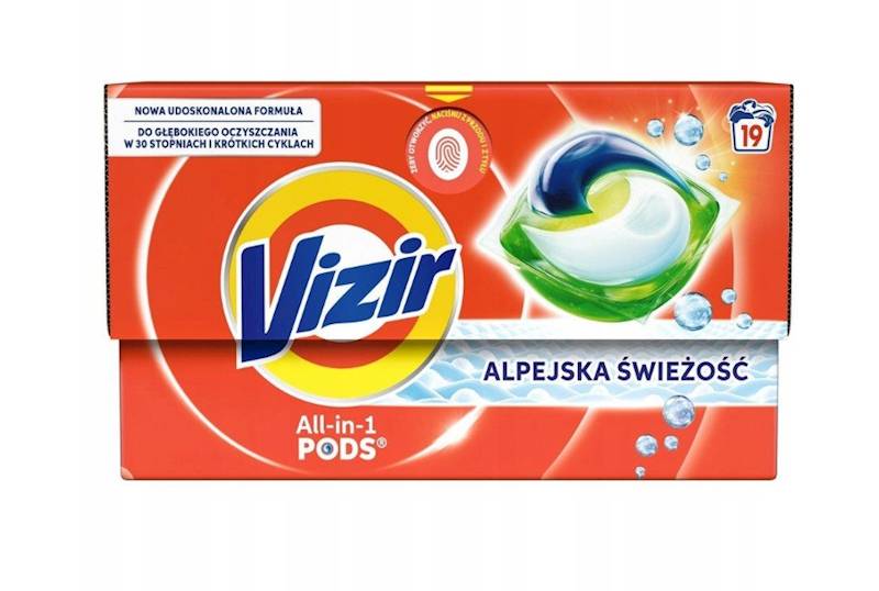 VIZIR CAPS kapsułki 19szt ALPEJSKA ŚWIEŻOŚĆ
