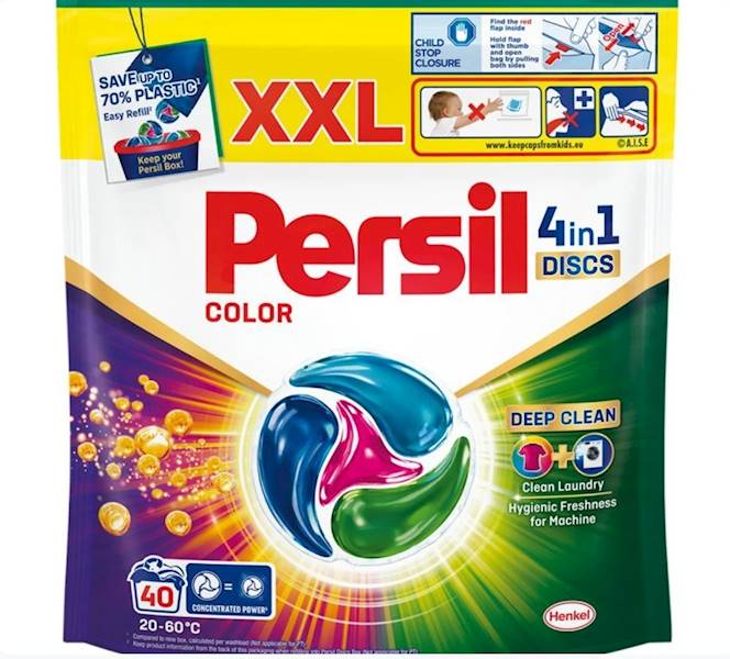 PERSIL DISCS 4in1 kapsułki do prania 40szt COLOR