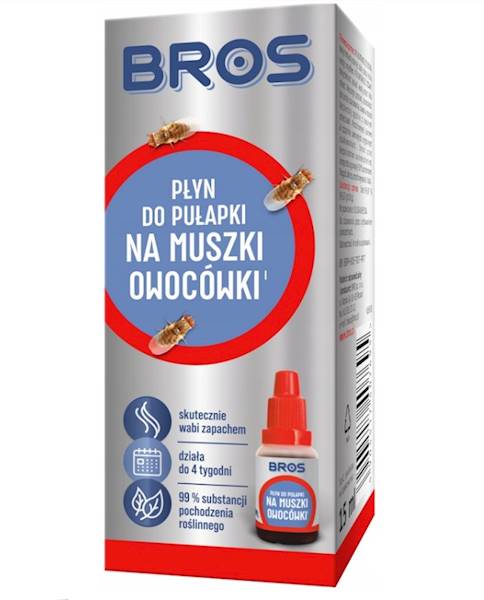 BROS PŁYN DO PUŁAPKI NA MUSZKI OWOCÓWKI 15ml