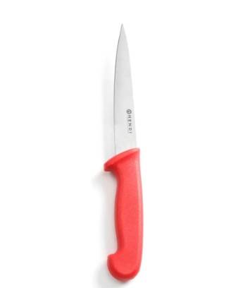 NÓŻ 15cm HACCP filetowanie CZERWONY do mięs 842522