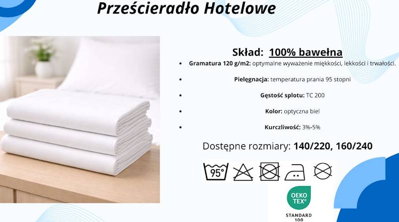 PRZEŚCIERADŁO KPL 140x220
