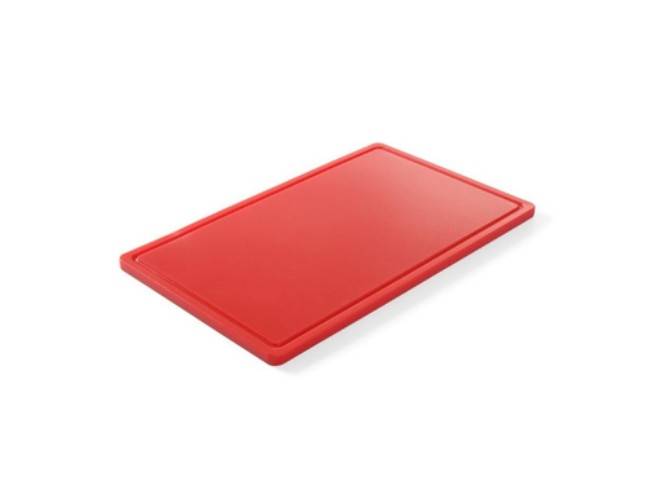 DESKA HACCP 530x325mm GN 1/1 CZERWONA mięso 826010
