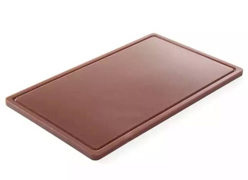 DESKA HACCP 530x325mm GN 1/1 BRĄZOWA wędliny826041