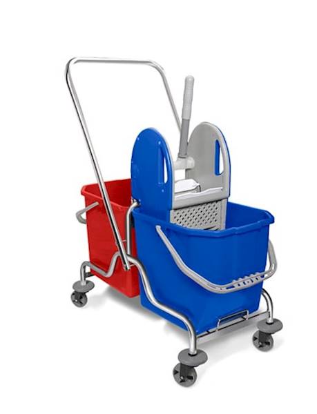 WÓZEK DO SPRZĄTANIA 2x25L CKS3226 CHROM