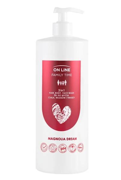 ON LINE FAMILY TIME żel pod prysznic 850mlMAGNOLIA
