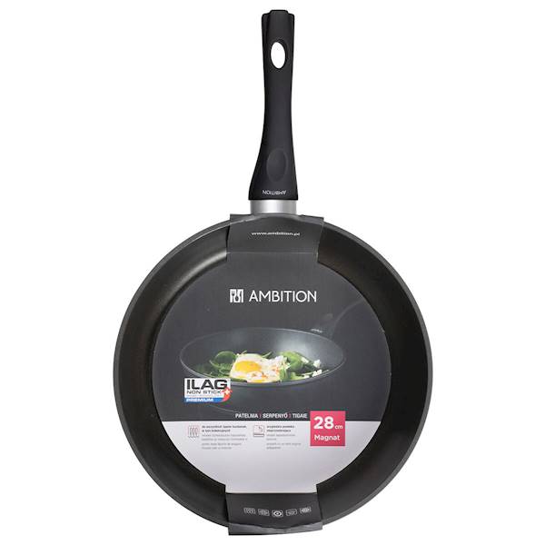 PATELNIA 28cm teflon MAGNAT induk.34037