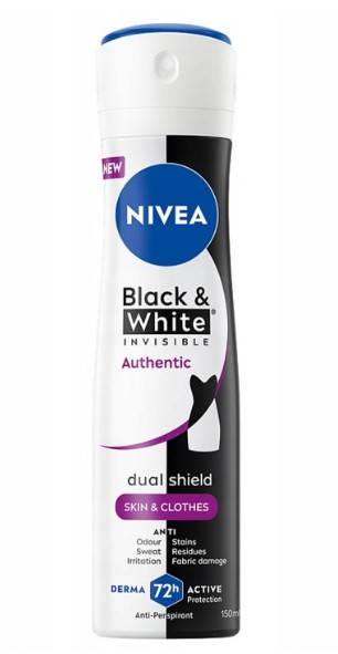 NIVEA 150ML dezodorant women BLACK&WHITE AUTHENTIC
