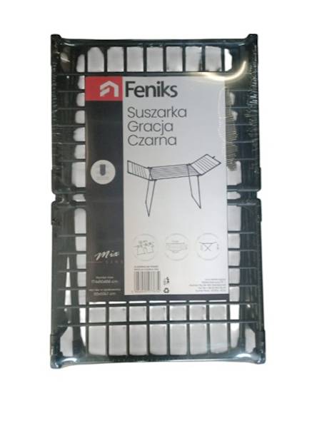 SUSZARKA NA PRANIE GRACJA 19m czarna