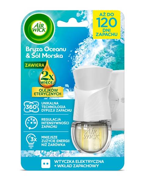 AIR WICK ELECTRICAL urządz+wkład 19ml BRYZA OCEANU