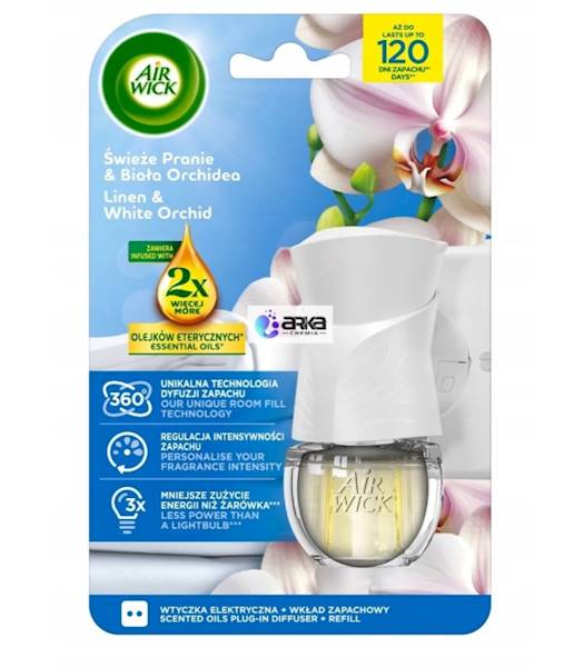 AIR WICK ELECTRICAL urządz.+wkład 19ml ŚWIEŻE PRAN