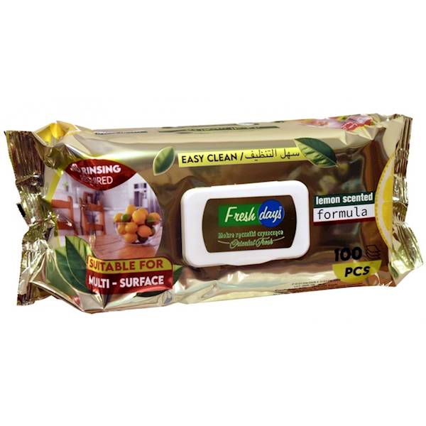 Fresh Days XXL mokre ściereczki 100szt ORIENTAL 
