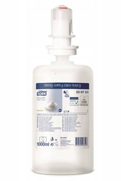 TORK MYDŁO sensitive w pianie 1L - 1szt 520701 /6/