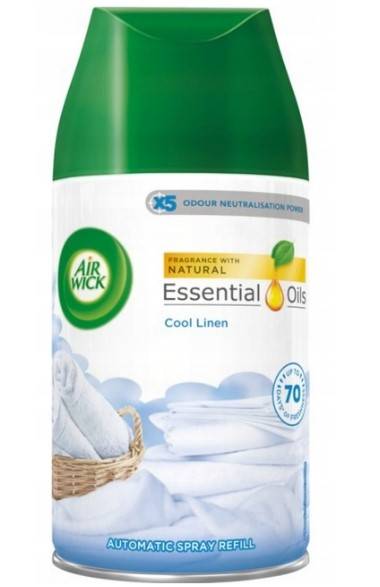 AIR WICK FRESHMATIC - ZAPAS 250ml COOL LINEN baweł