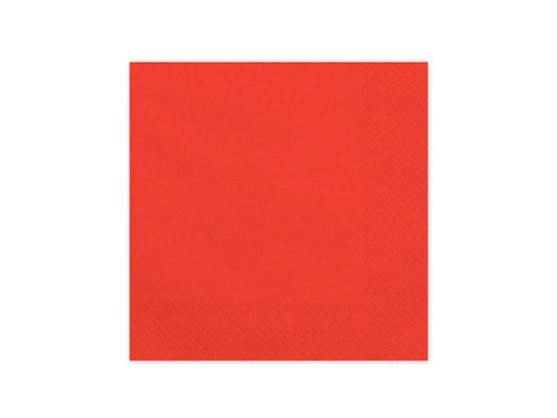 Serwetki 33x33 intens. czerwone, 20szt