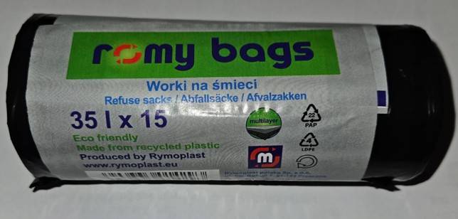 Worki Romy Bags 35L 15szt. gwiazda /60