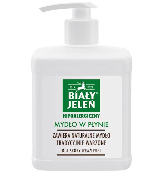 BIAŁY JELEŃ mydło w płynie 500ml dozownik /6/