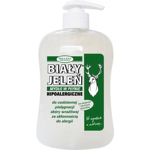 BIAŁY JELEŃ mydło w płynie 500ml dozownik /6/