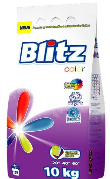 BLITZ Proszek 138 Prań 10kg Color Folia