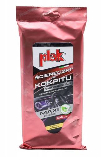 PLAK ściereczki do kokpitu nabłyszcz.MAXI 24 SZT.