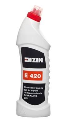 ENZIM E420 żel do WC odkamieniacz wybielacz 750ml